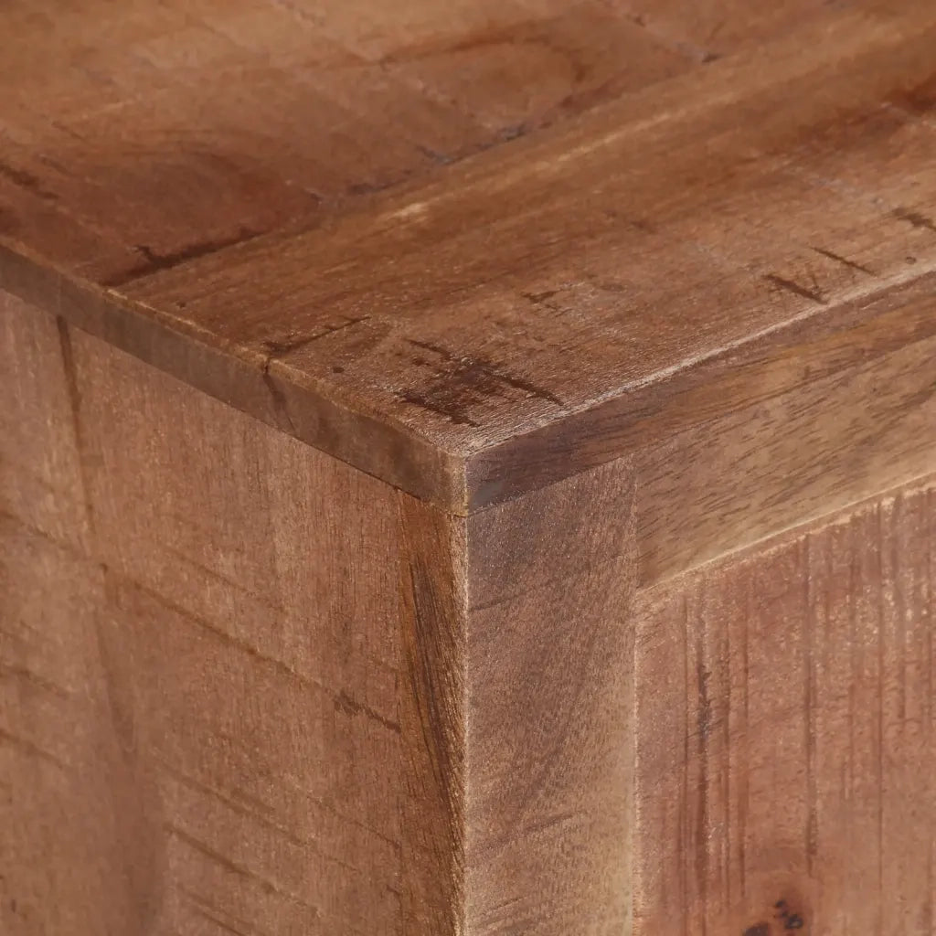 Mobile Porta TV-Mobile per TV-Credenza TV 110x30x40 cm in Legno di Mango Grezzo 275081