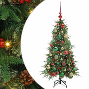 Albero di Natale | Decorazioni natalizie Artificiale con Rami Pieghevoli Verde 120 cm