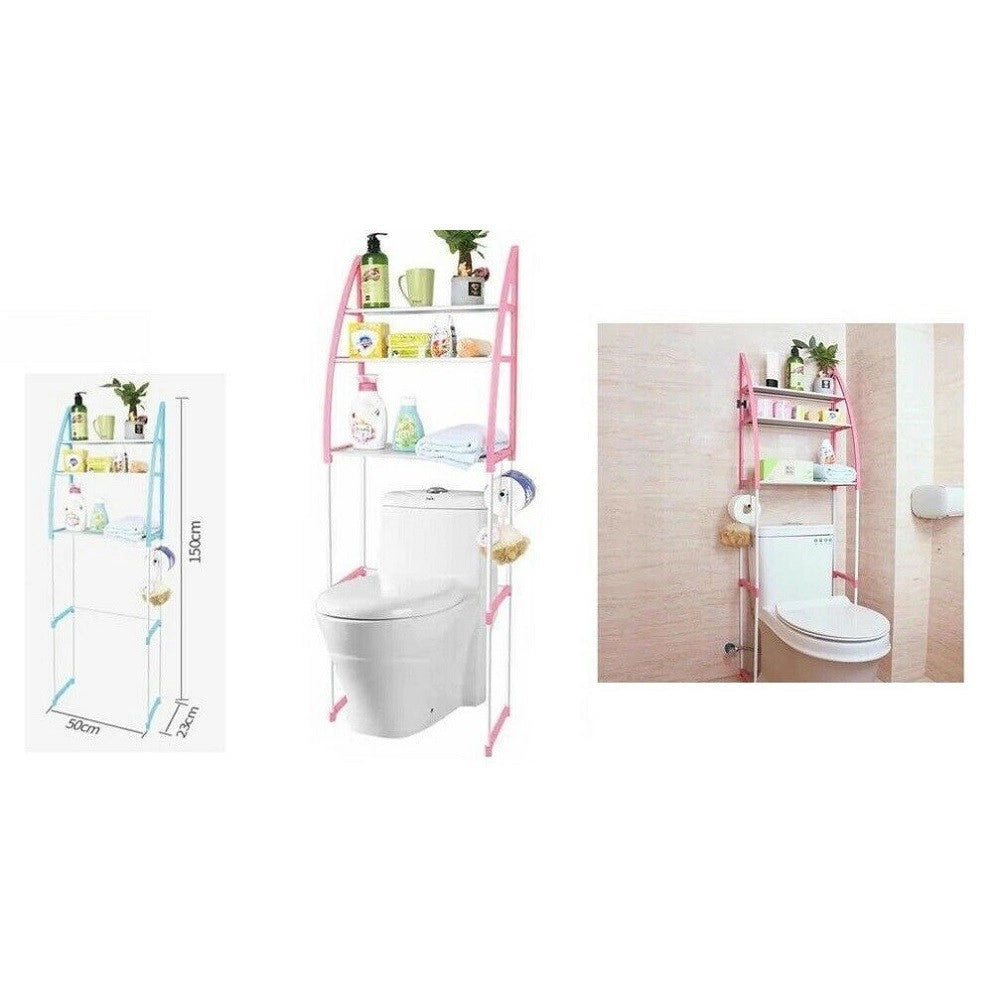 Trade Shop - Organizer Mensole Scaffale Sopra Water Wc Gabinetto Bagno Salvaspazio -