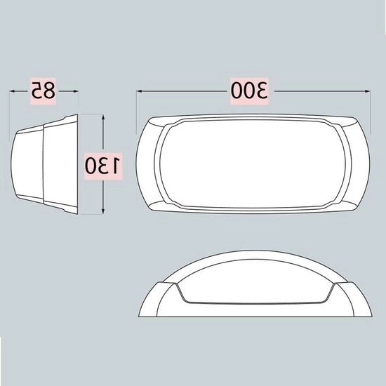 Lampada da soffitto a LED per esterno E27 IP66 impermeabile all'acqua per terrazza giardino balcone E27 lampa non inclusa - nero