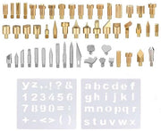 Kit di Incisione a Rilievo per Legno - Set di Strumenti per Scultura - 55 Pezzi - Set di Stampi - Accessori inclusi