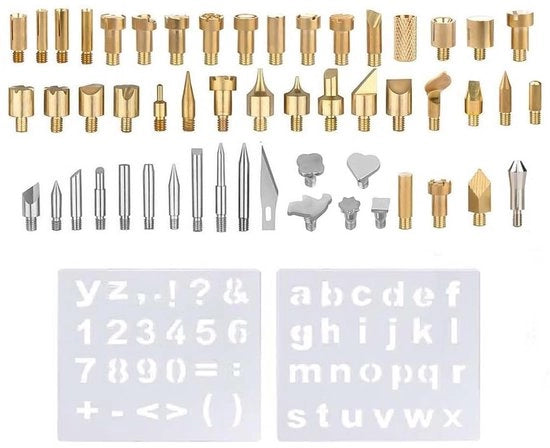 Kit di Incisione a Rilievo per Legno - Set di Strumenti per Scultura - 55 Pezzi - Set di Stampi - Accessori inclusi
