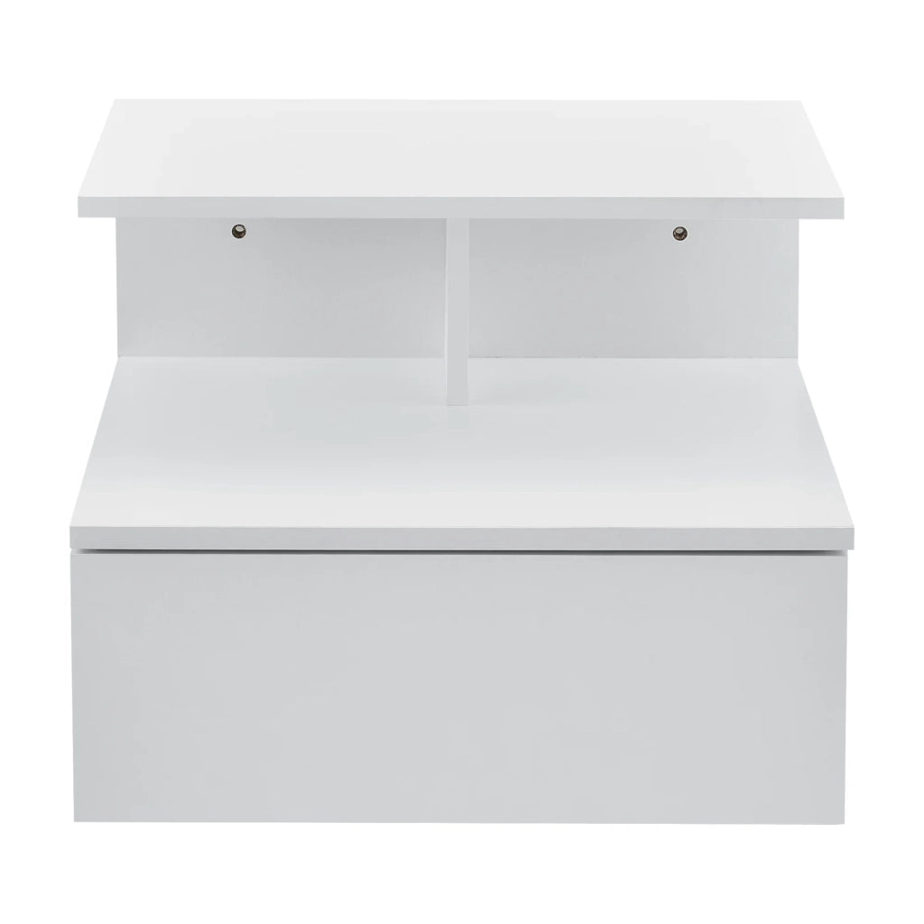 Comodino mobiletto pensile con cassetto 40 cm bianco 03_0000825
