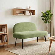 Panchina imbottita con schienale Verde chiaro 110 x 60 x 76 cm 42040788