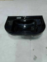 LAVABO TEUCO IN RESINA 100X60 NERO - TEUCO