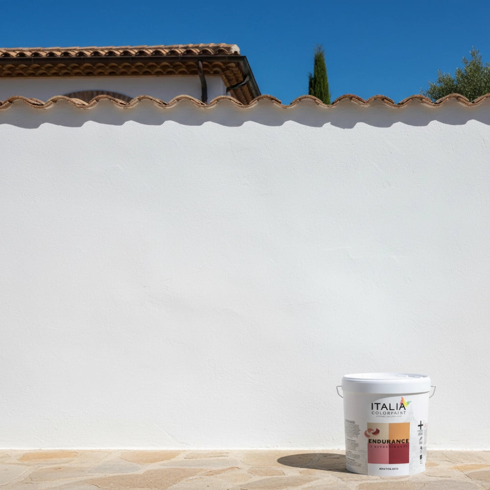 Rivestimento spatolato acrilsilossanico 0.7 antialga resistente per esterni *** formato 8 kg, confezione 1