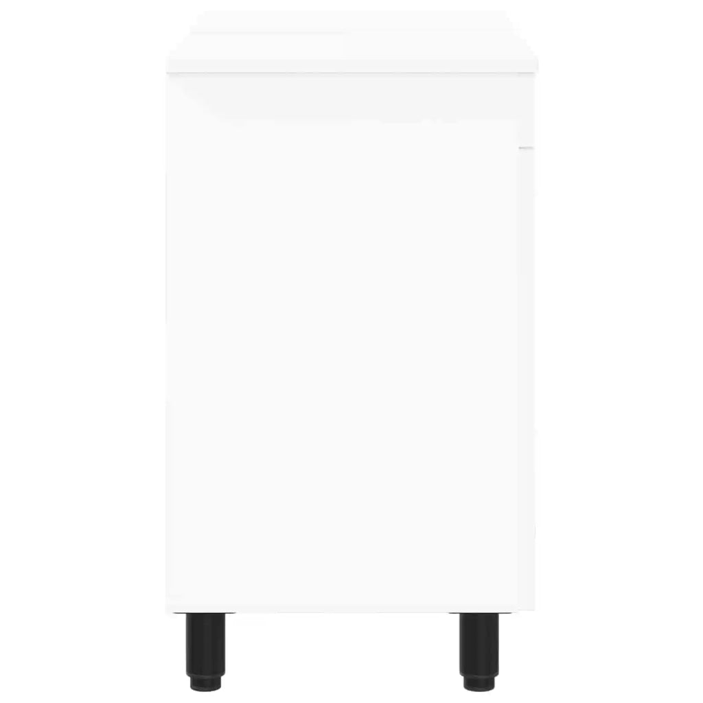 Mobiletto da bagno Bianco 60 x 35 x 60 cm Legno ingegnerizzato 889395