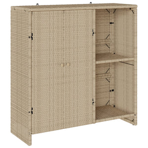 Armadio con lo scaffale Beige 100 x 36 x 102 cm Rattan 4103824