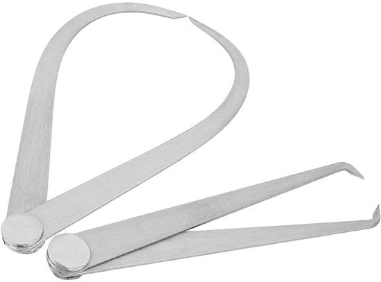 Calibro Digitale/Analogico in Acciaio Inox - Misura Esterna/Interna - Apparecchiatura di Misura - Accessori di Misura - Diametro Esterno/Diametro Interno - Qualità Duratura e Alta Precisione
