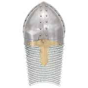 Elmo da Cavaliere Crociato Antico Replica LARP Argento CFW8300215