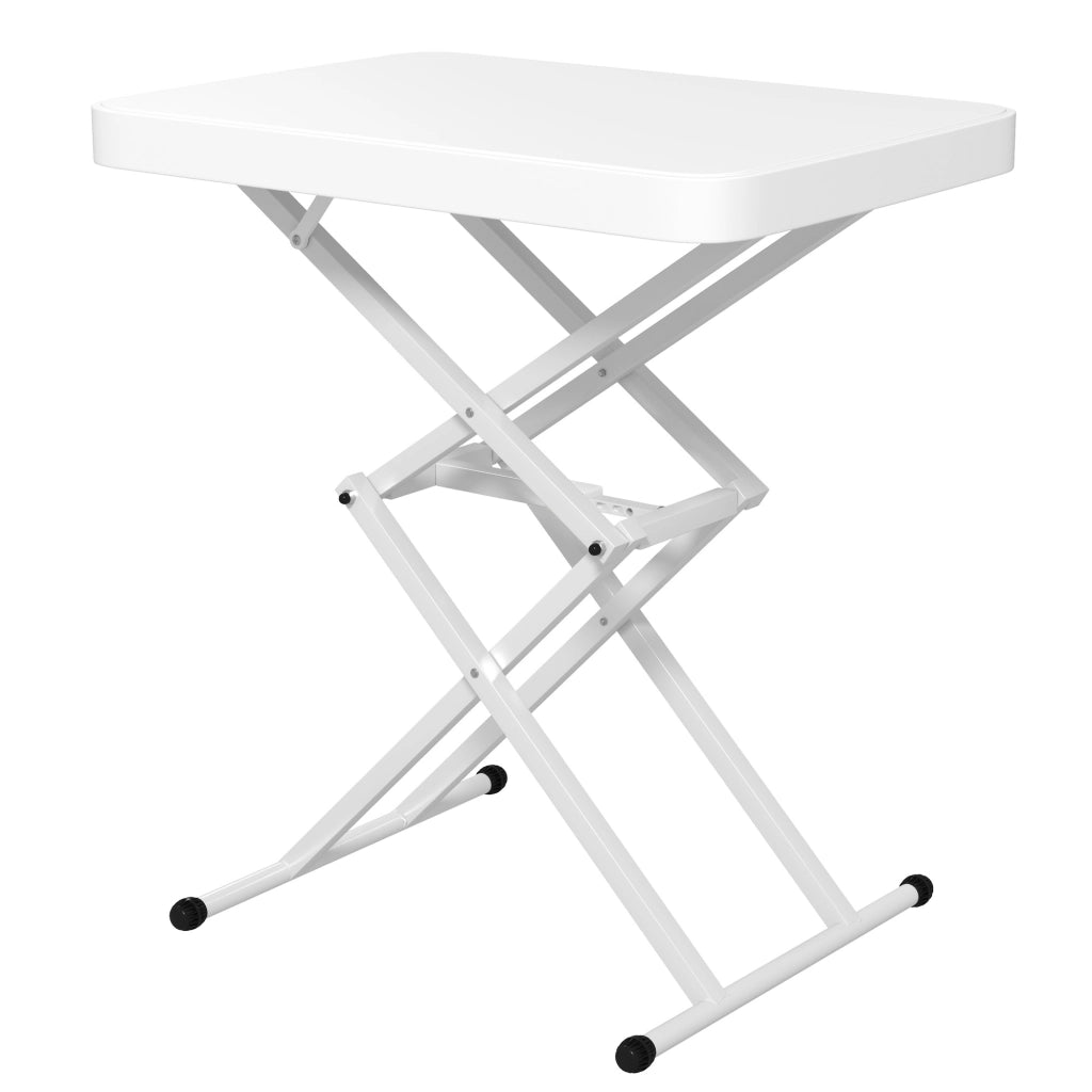 Tavolo da giardino pieghevole ¨C zephmum ¨C bianco 65x45x70 cm