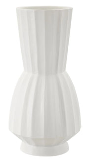 Vaso Glint Ø25x50 cm in Mgo Bianco