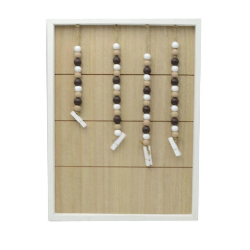 Portamemo lignum legno rettangolare cm 27x2,5h36