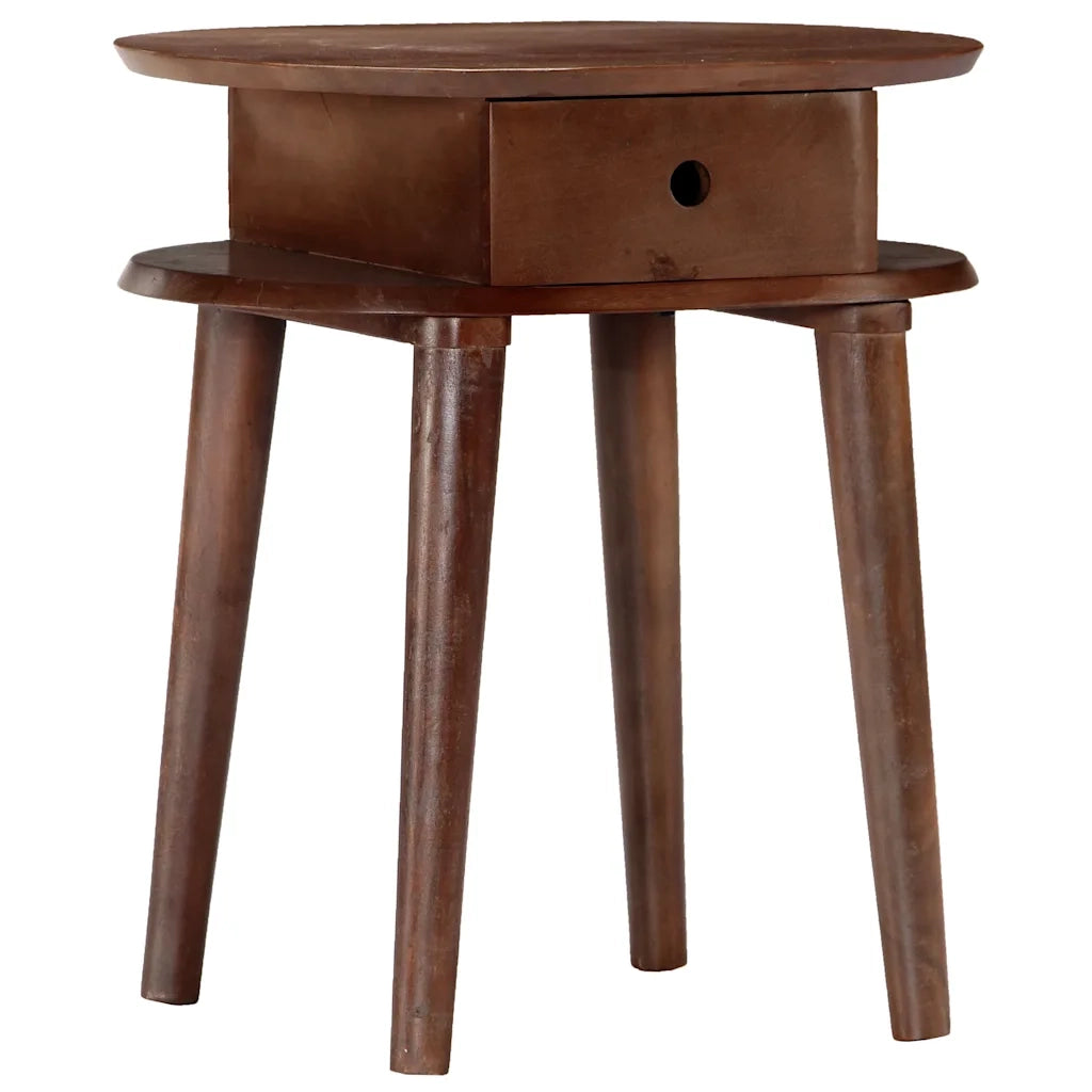 Comodino 50x35x55 cm in Legno Massello di Acacia 282871
