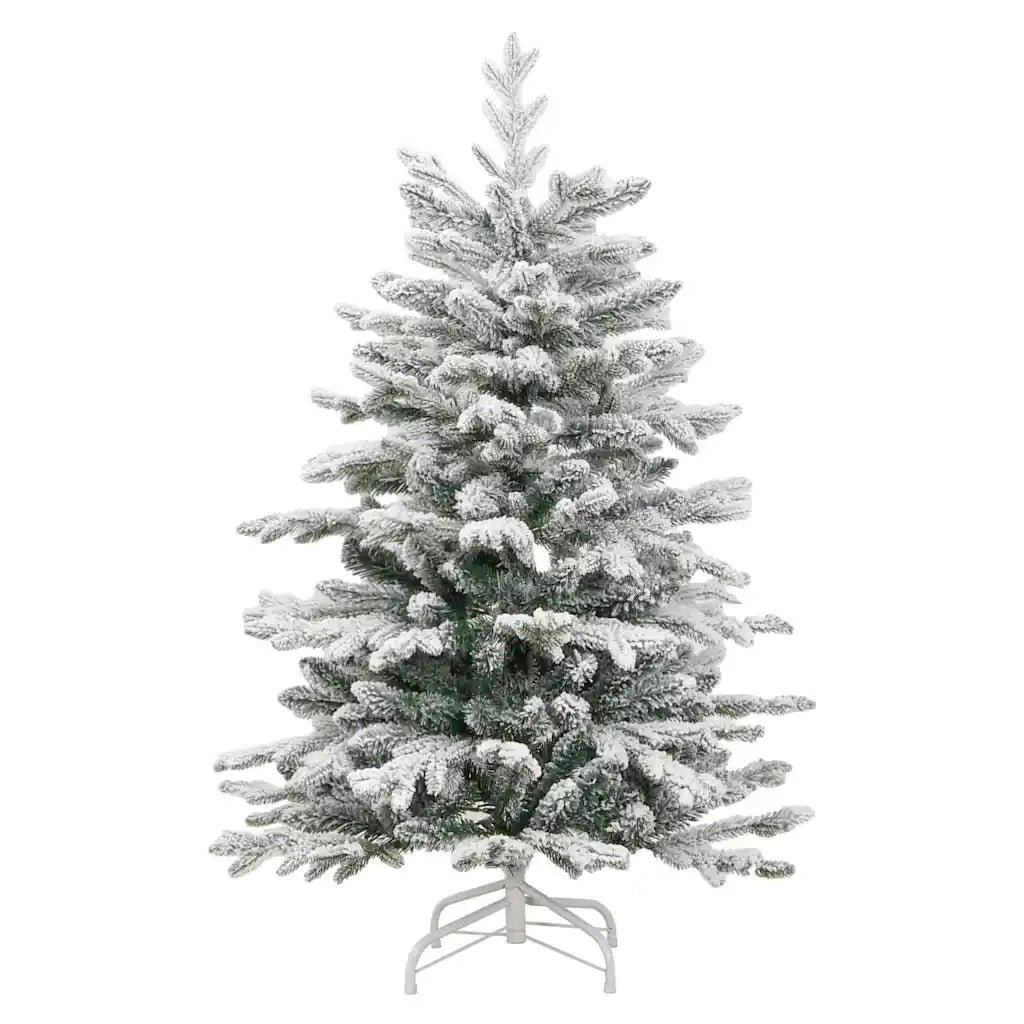 Albero di Natale Artificiale con Rami Pieghevoli Bianco 150 cm 3395636