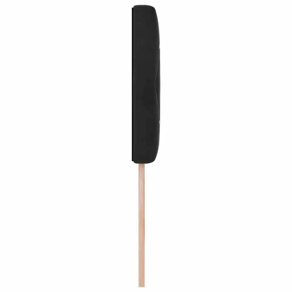 Testiera-Testata-Testiera Decorativa Nero 90 cm Pelle Sintetica 548048