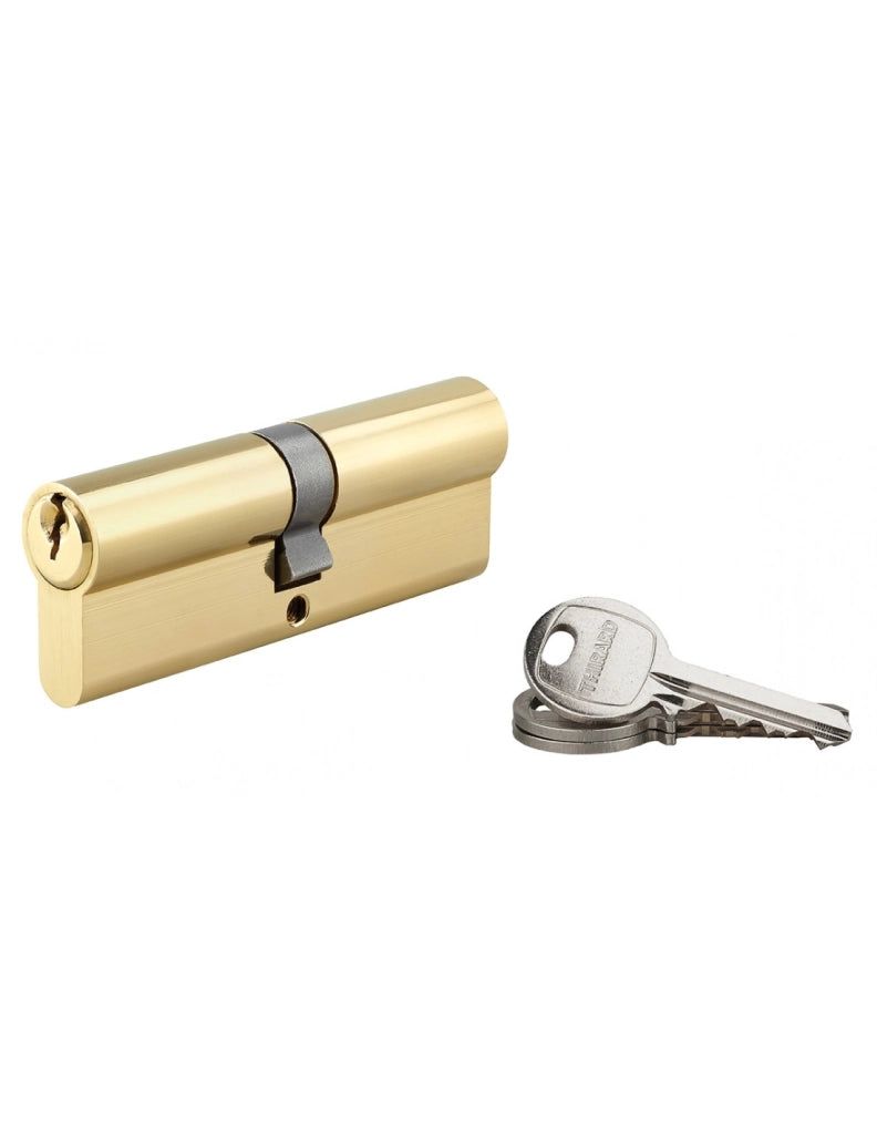 Cilindro europeo SA 45 x 45 mm finitura ottone, 3 chiavi – THIRARD