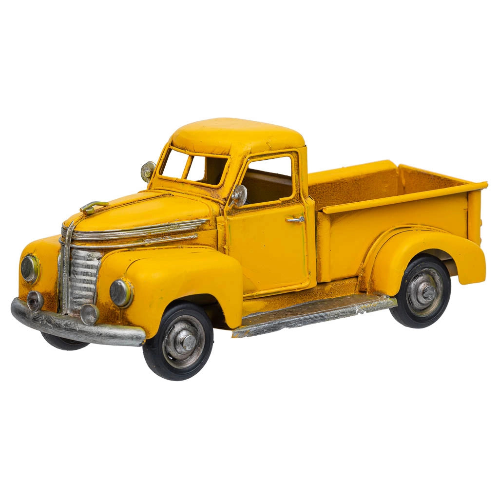 Furgone in metallo giallo 28x12x12h