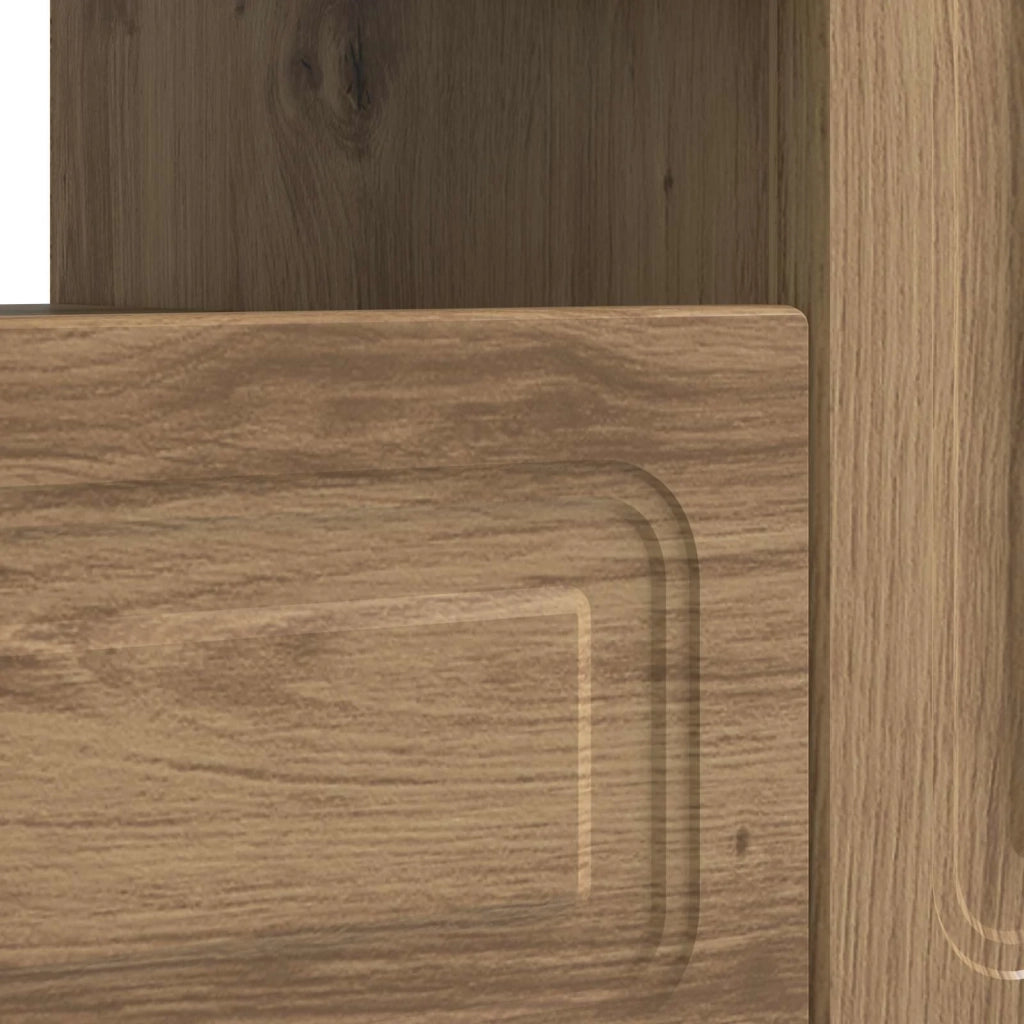Mobile TV LED Rovere Artigianale Legno ingegnerizzato 897794