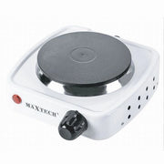 Trade Shop - Fornello Elettrico 500w Regolabile Piastra 105mm Campeggio Vacanza Maxtech H-009 -