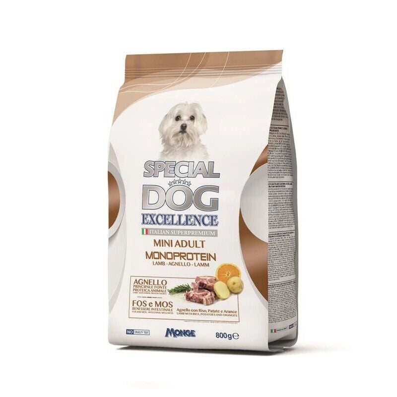 SPECIAL DOG EXCELLENCE CROCCHETTE 800 GR MINI ADULT AGNELLO