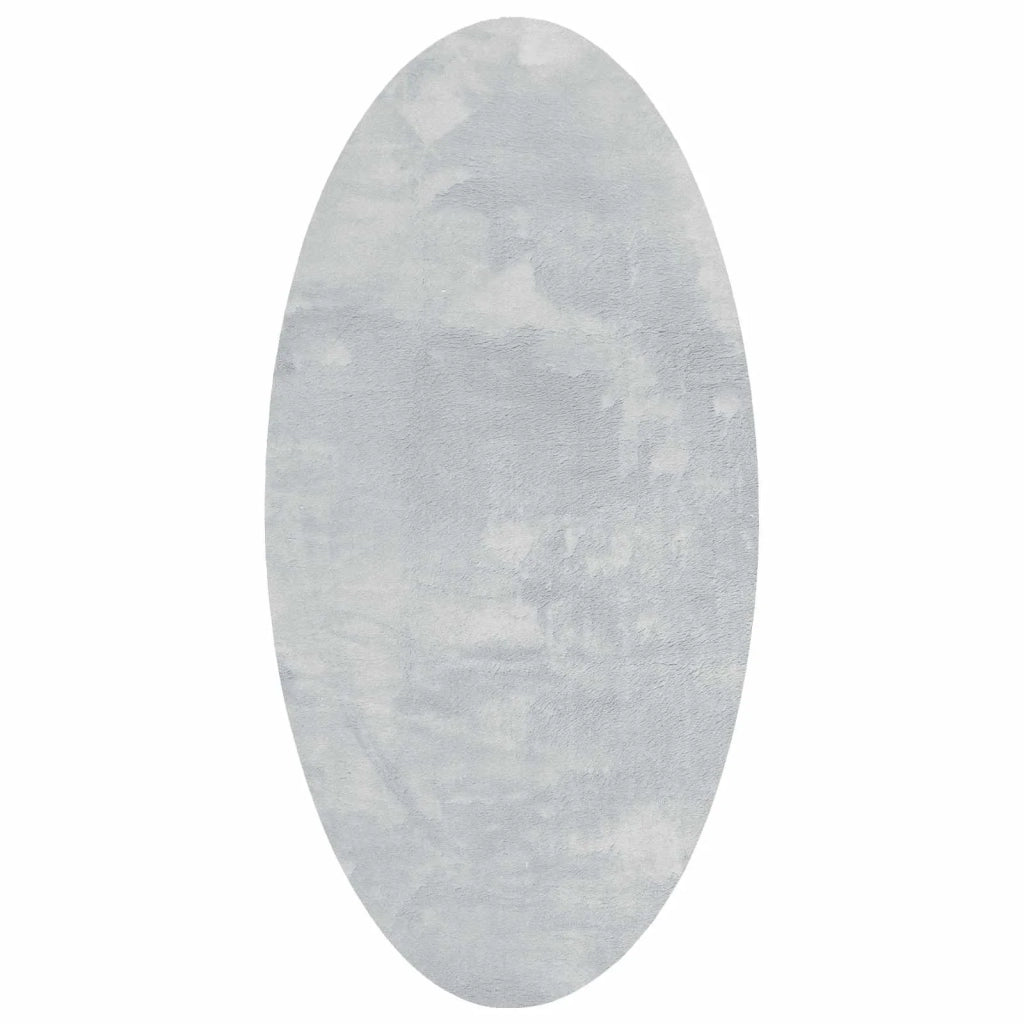 Tappeti per area Ovale HUARTE Grigio 80 x 150 cm 4103635