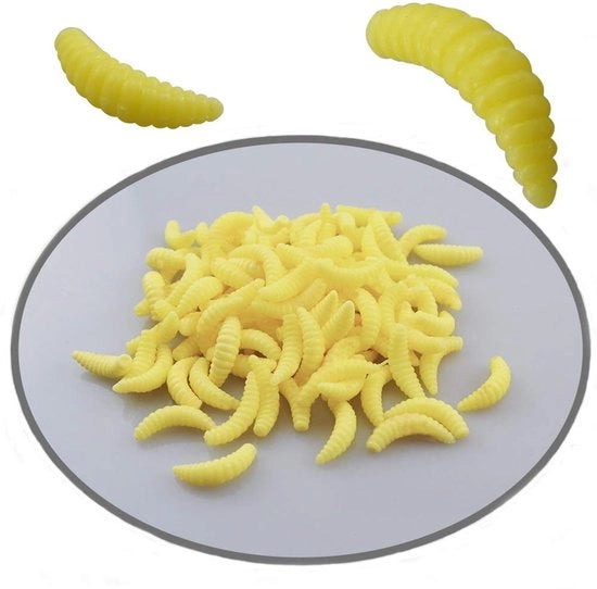 Set di imitazione di insetto ecologico da 100 pezzi in plastica bioplastica - 25x6 mm - resistenti