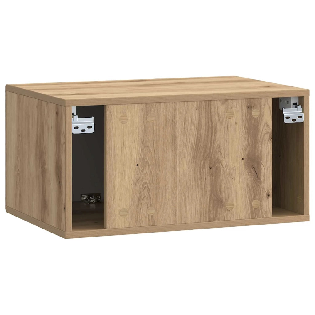 Mobile Porta TV da Muro Rovere Artigianale 59,5 x 41 x 30 cm