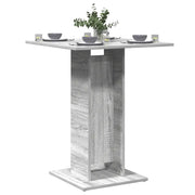 Tavolo da Bistrot Grigio Sonoma 60x60x75 cm Legno Multistrato 815103