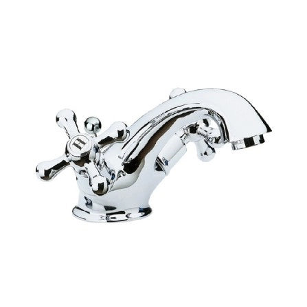 Rubinetto stile retro per lavabo serie liberty con scarico 1pollice1/4 liberty