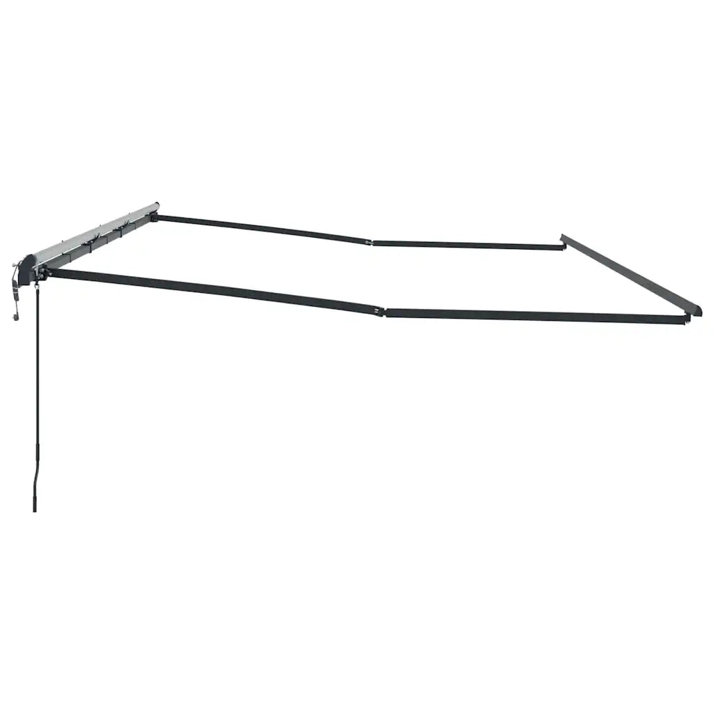 vidaXL Tenda da Sole Antracite 6 × 3,5 m Metallo