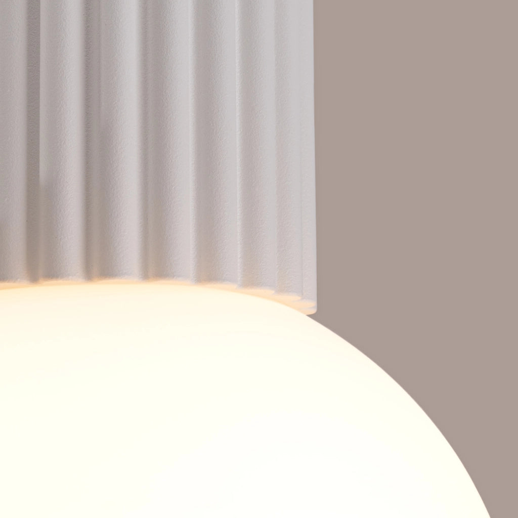 Spot soffitto Pure Lume SFERA bianco sfera vetro IP44 G9 8W