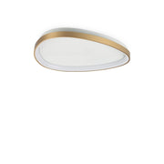 Plafoniera Gemini 30W Luce Naturale Ottone Dimmerabile Ideal Lux