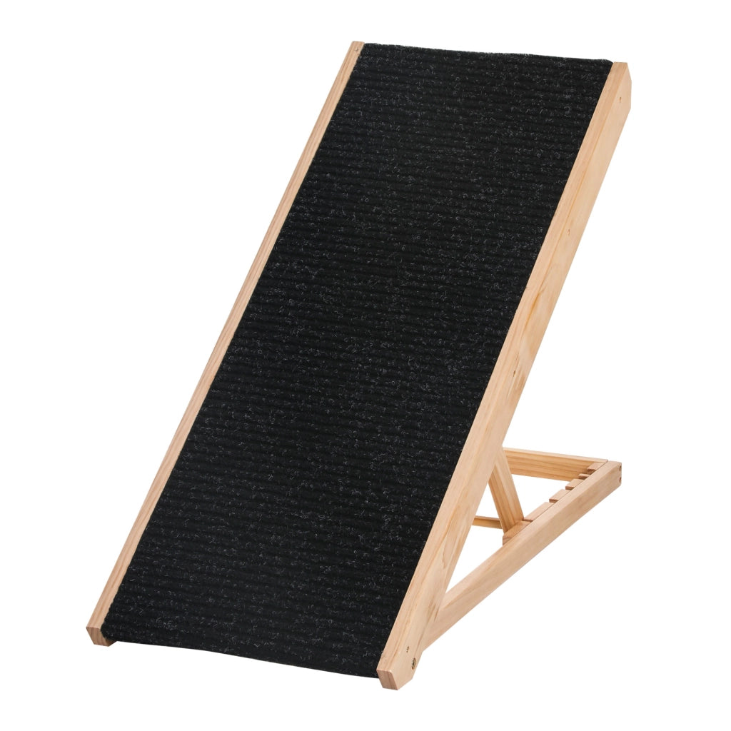 Scalino per cani ¨C zephmum ¨C nero, regolabile 26-61 cm