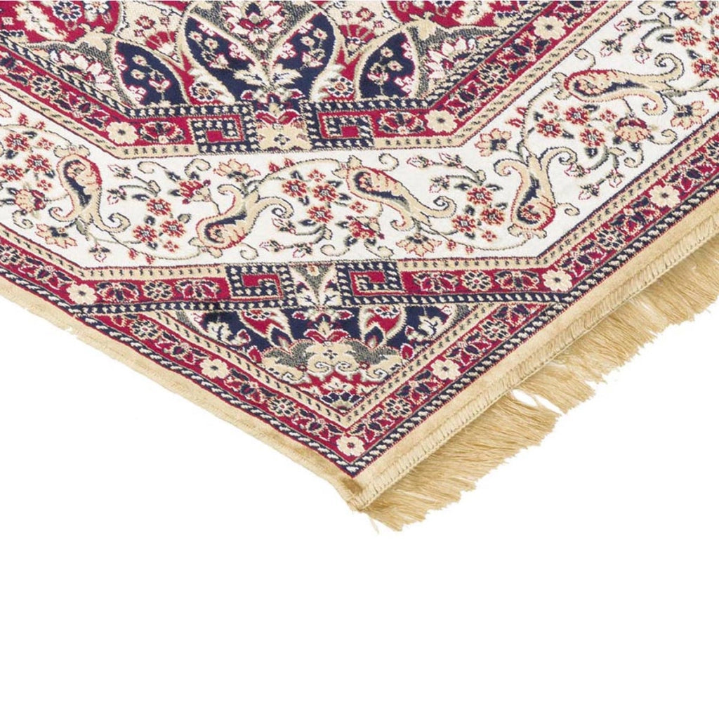 Tappeto RUBINE 317 Keshan ORO cm.200x290 disegno classico persiano stile orientale tradizionale. Tappeto salotto, soggiorno, camera da letto, ingresso, corridoio.