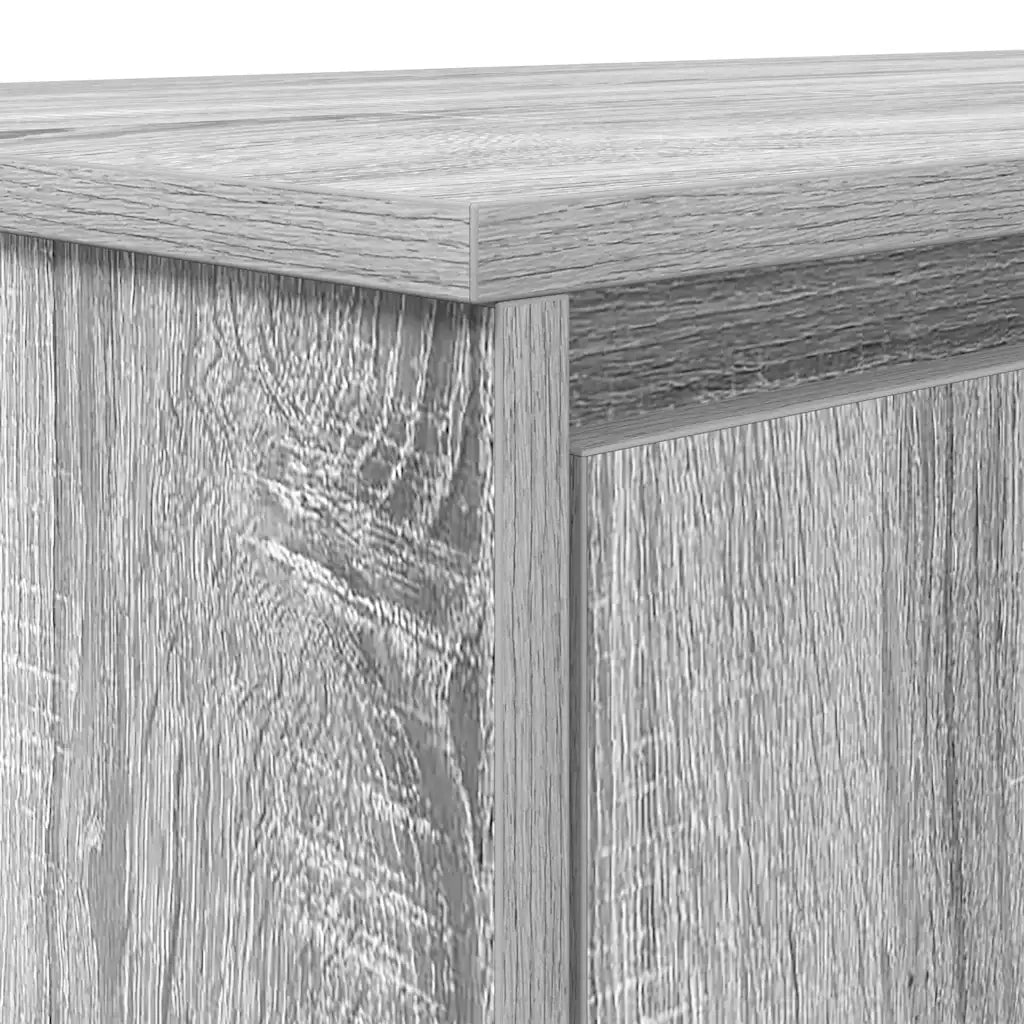 Scrivania | Tavolo da Ufficio Grigio Sonoma 120x42x76 cm in Legno Multistrato