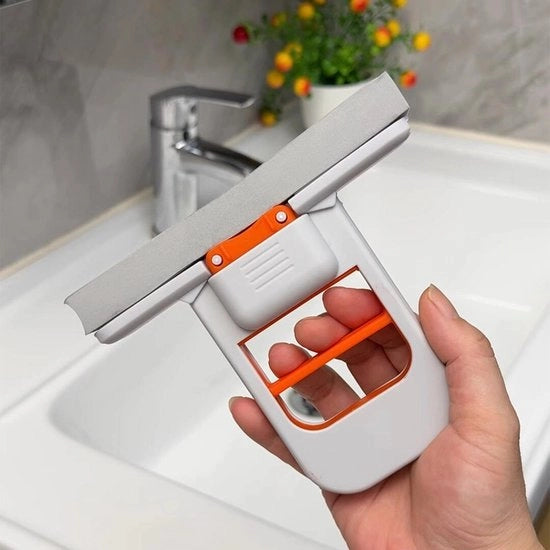 Mini-aspirapolvere multifunzionale (1 pezzo) - Estensibile, adatto per uso umido e secco, per cucina, soggiorno, bagno e vetri auto. Ideale per la pulizia domestica e come aiuto in cucina.
