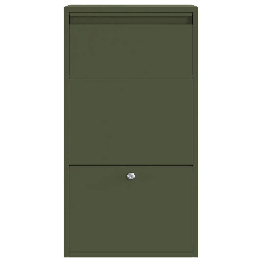 Cassetta per pacchi Verde oliva 44 x 22 x 82 cm Acciaio CFW8816763