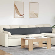 Cuscini da Divano 2 pcs Grigio scuro 200 x 40 cm