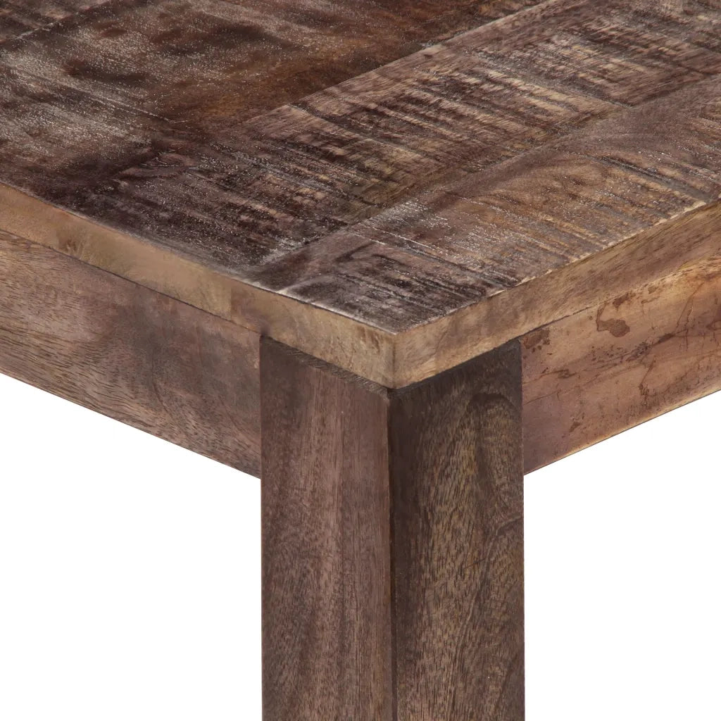 Tavolino da Salotto 50x50x35 cm Legno Massello di Mango 247468