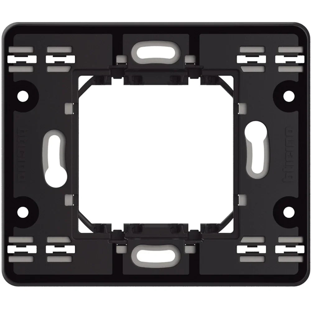 Supporto Bticino MatixGO 2 moduli fissaggio viti J4702