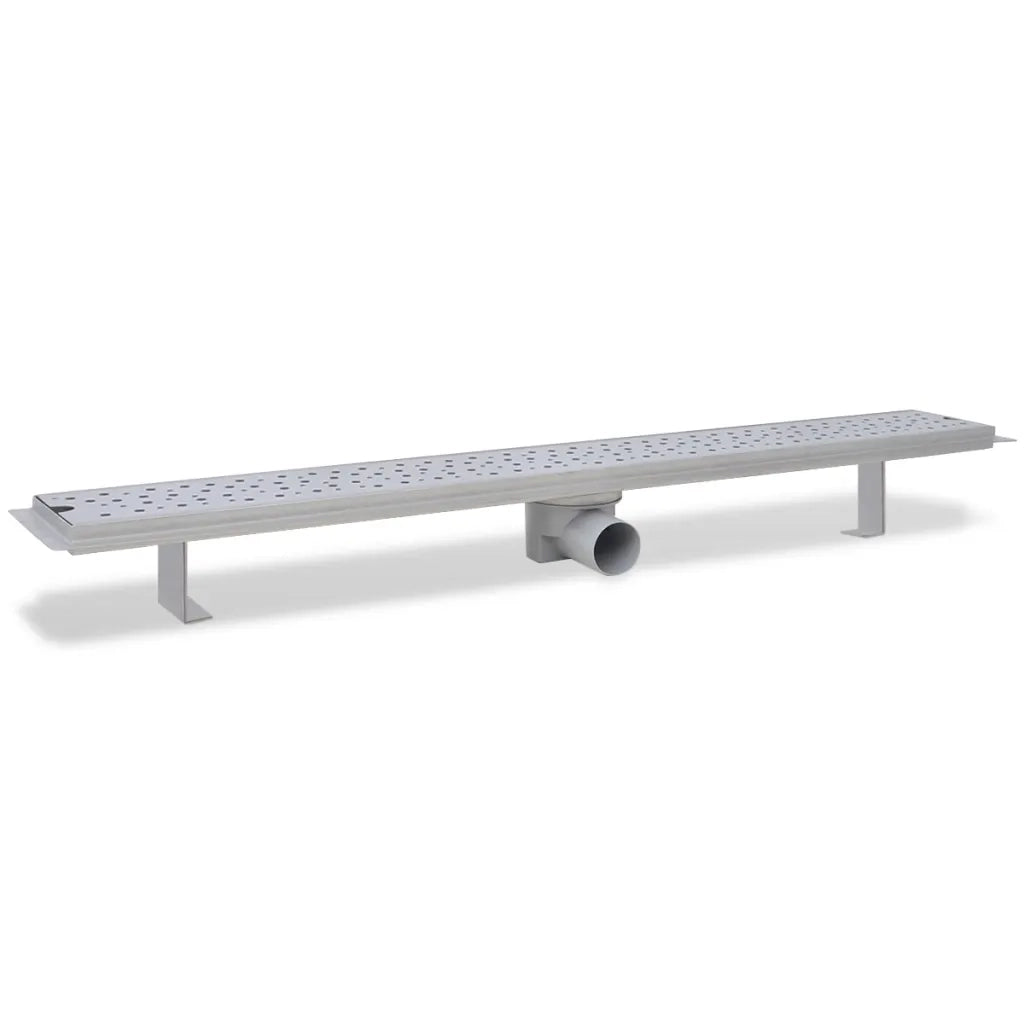 Canaletta Drenaggio per Doccia Lineare 930x140 mm Acciaio Inox 142193