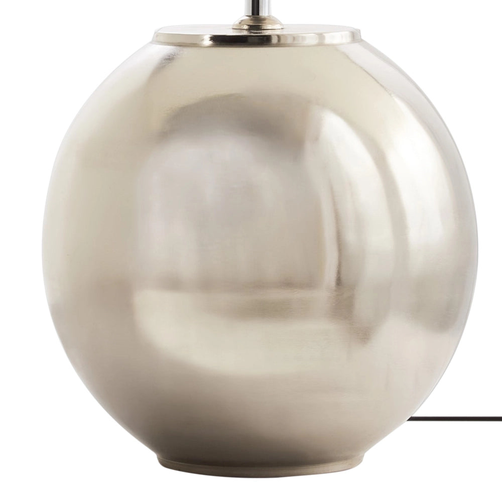 Lampada da tavolo a stelo con paralume in tessuto e base in ottone Design moderno Soggiorno