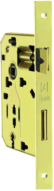 Bonaiti SERRATURA LEGNO PATENT INF. B/QUADRO Art. 042P - ottonato lucido E.45