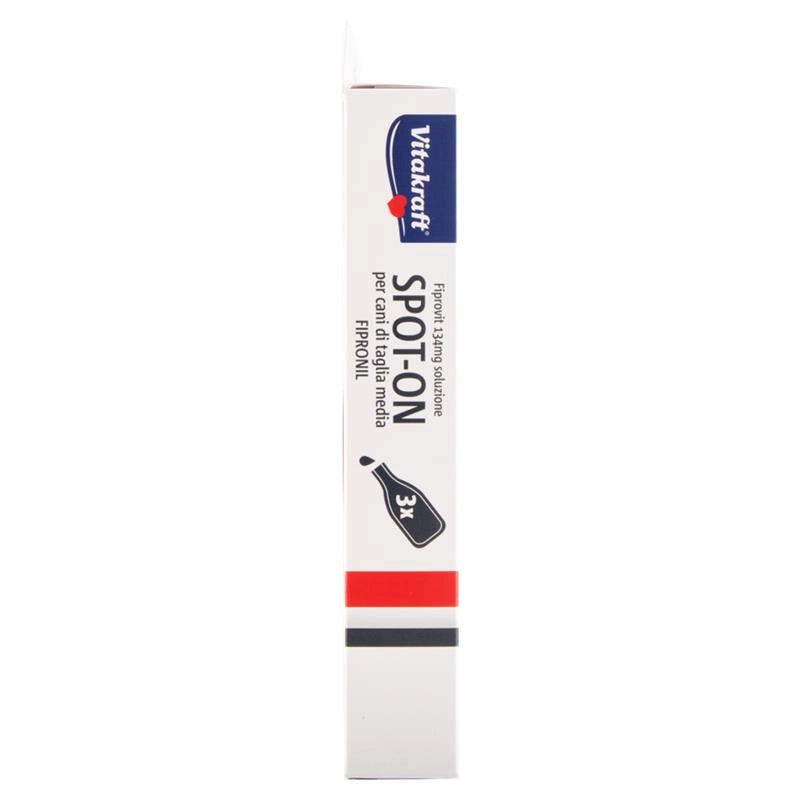 FIPROVIT 134 MG SOLUZIONE SPOT-ON PER CANI DI TAGLIA MEDIA FIPRONIL 3 X 1,34 ML