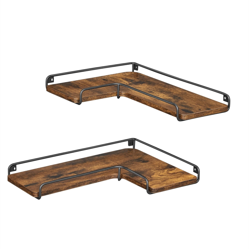 Valora SHELVES 2 pezzi Mensole da parete rustiche per soggiorno x2