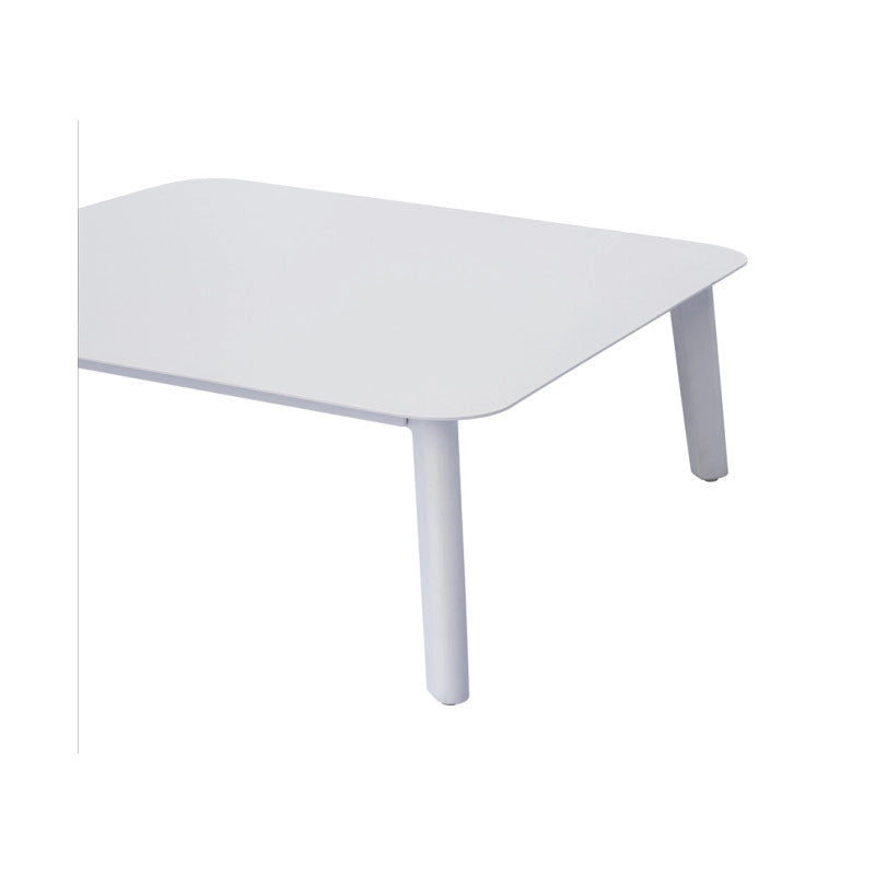 Salotto Nantes Alluminio Bianco E Corda Wicker Moia
