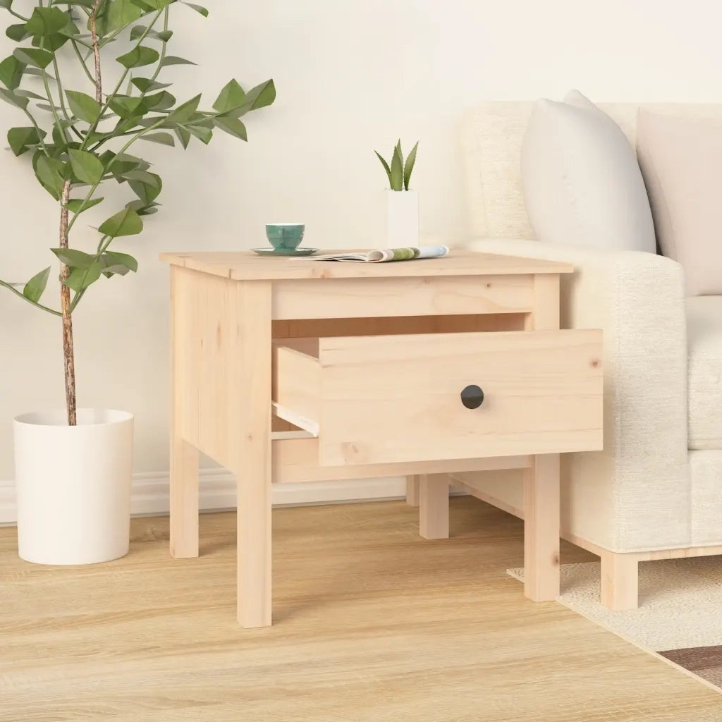 Tavolini 2 pz 50x50x49 cm Legno Massello di Pino 813795