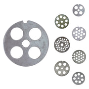 PIASTRA PER TRITACARNE MANUALE Per n.10 - 8 fori da 12 mm.  - REBER