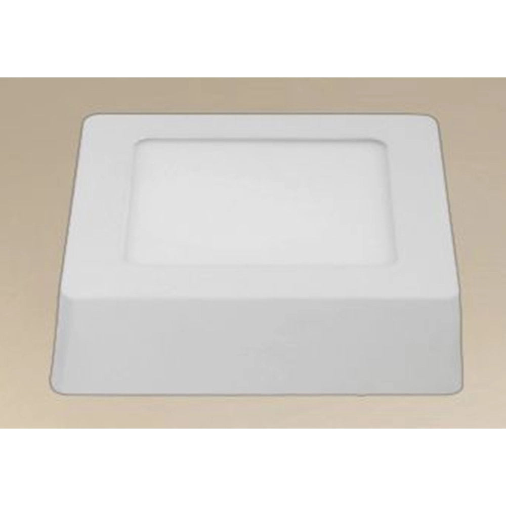 Trade Shop - Plafoniera Led Da Soffitto 6w Luce 3000k-6500k Parete Quadrato Con Interruttore 00168 -